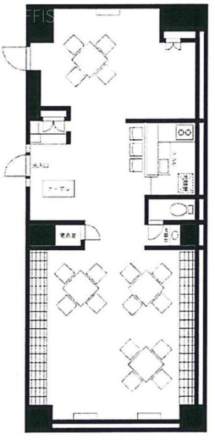 ストークタワー大通り公園ⅠビルB1F 間取り図