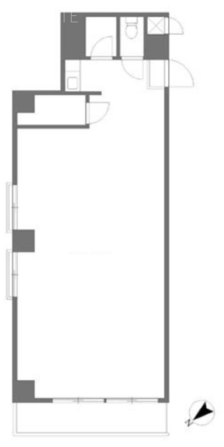 トーア新富マンション210 間取り図