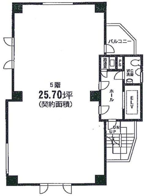 ベルザ恵比寿5F 間取り図