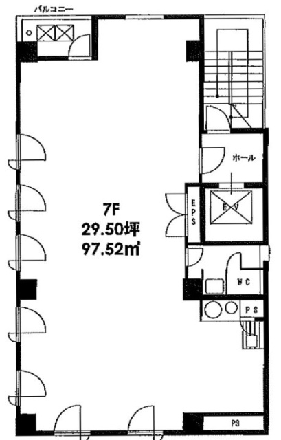 OK司ビル7F 間取り図