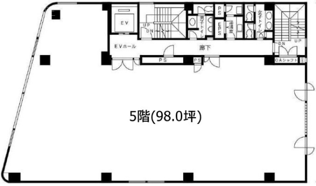 グランイーグル西蒲田第二ビル5F 間取り図