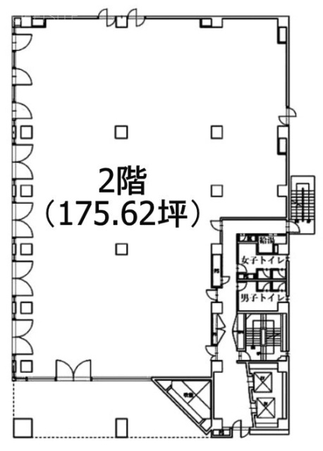 目黒ヴィラガーデン2F 間取り図