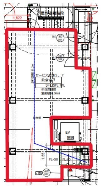 ACN三軒茶屋ビル7F 間取り図
