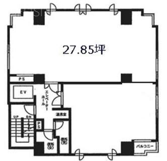 横浜O・TビルA 間取り図