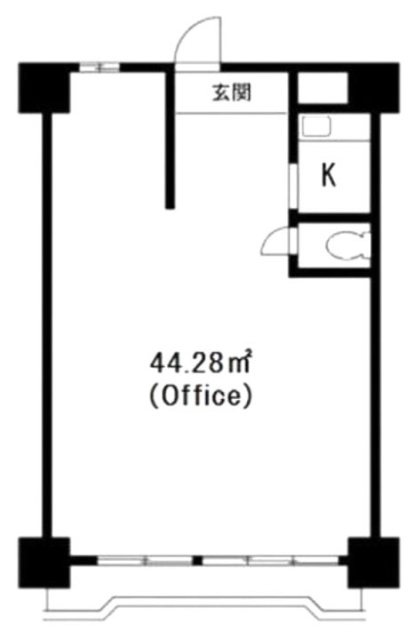 アベニュー高輪1110 間取り図