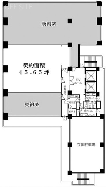 第15三ツ木ビル5F 間取り図