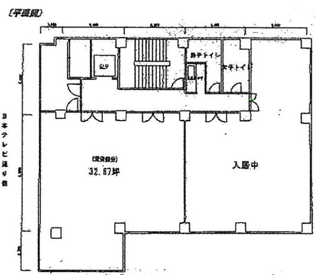 日本染色会館ビル3F 間取り図