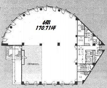 目白NTビル6F 間取り図