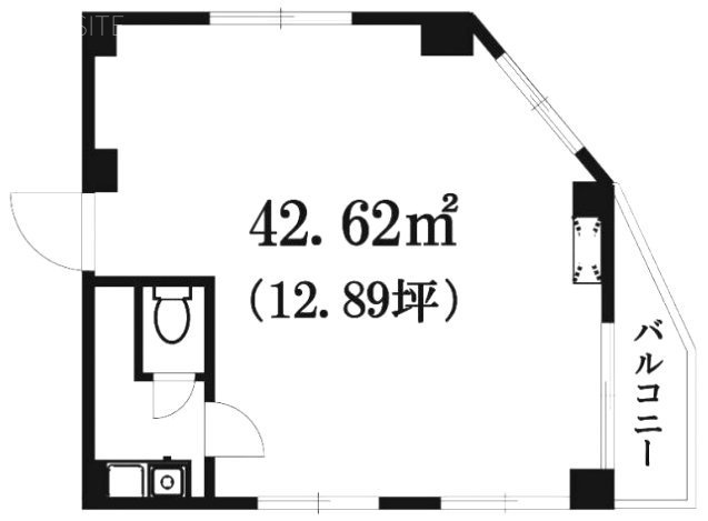 広尾186ビル3F 間取り図