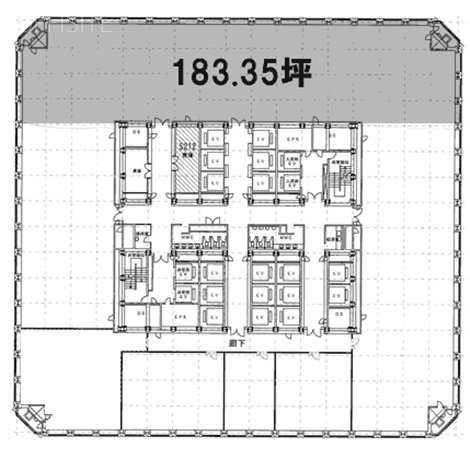 世界貿易センタービル21F 間取り図