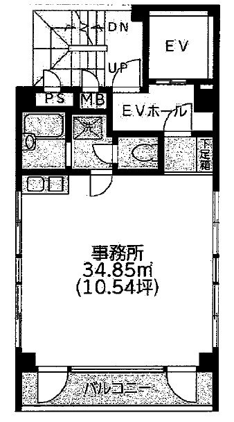 山一ビル7F 間取り図