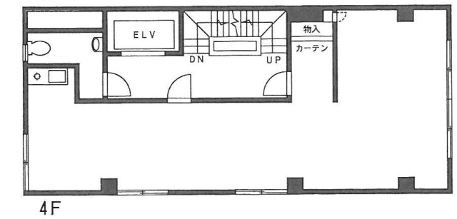 飛川第1ビル4F 間取り図