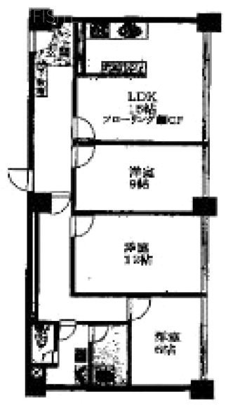 大永初台マンション303 間取り図