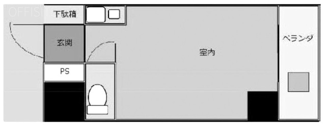 リバーサイド麻布304 間取り図