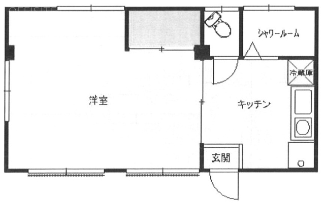 若林ハイツビル301 間取り図