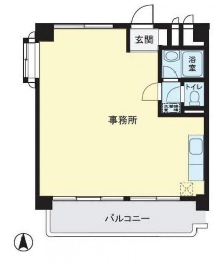 マルシンビル401 間取り図