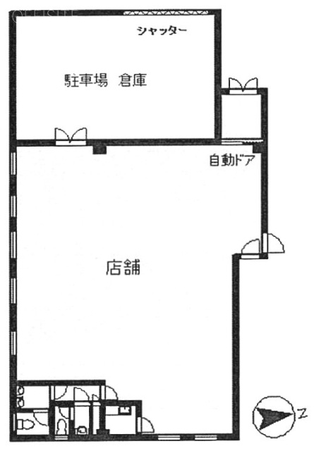 ゲートウェイタワー堀切菖蒲園ビル1F 間取り図