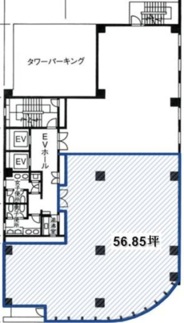 第2キンズメンビル3F 間取り図