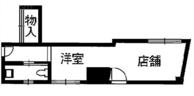 元麻布YSビル1F 間取り図