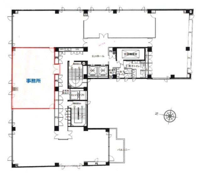 麹町鶴屋八幡ビル9F 間取り図