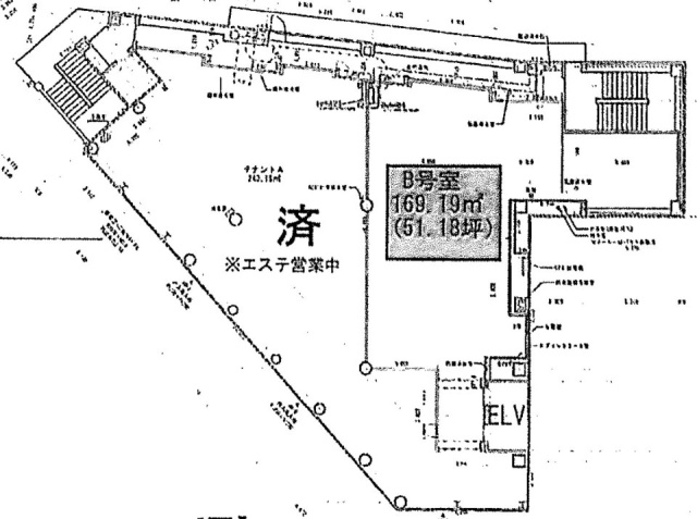 フーサワビルB 間取り図