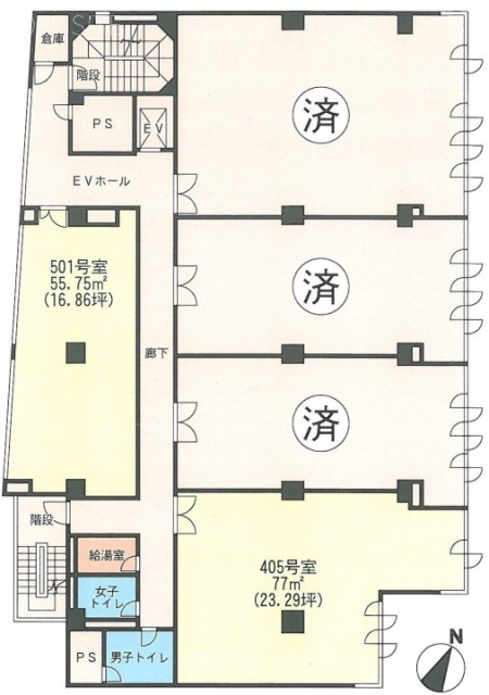 目黒西口マンション2号館405 間取り図