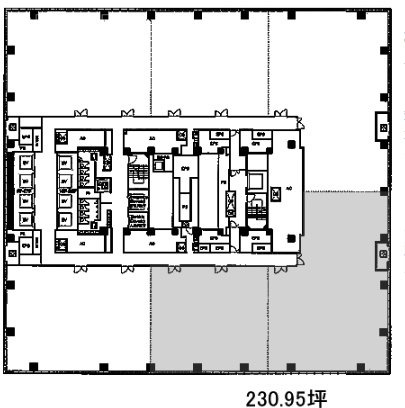 オークラプレステージタワー18F 間取り図