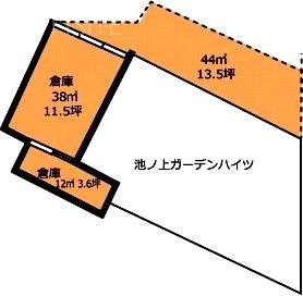 池ノ上ガーデンハイツビル1F 間取り図