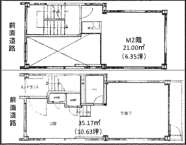 香取ビル1F～4F 間取り図