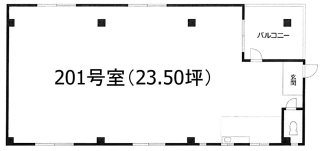 中島ビル201 間取り図