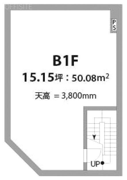 ランド六本木ビルB1F 間取り図