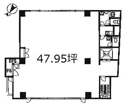 サンユース第二本社ビル3F 間取り図