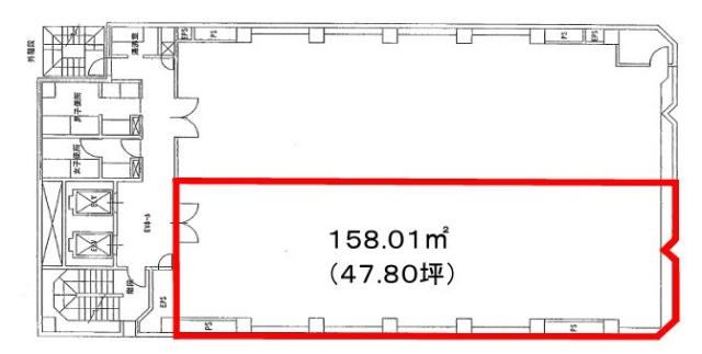 パシフィックマークス新横浜ビル9F 間取り図