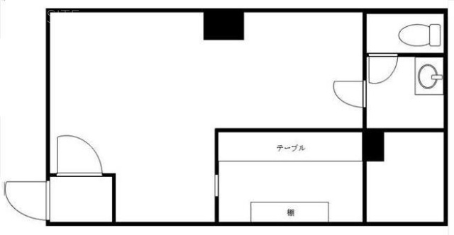 ウィンド烏山ビルB101 間取り図