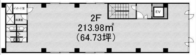平野屋ビル2F 間取り図