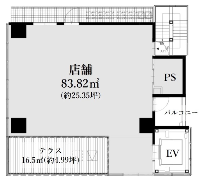 THE V-CITY 麻布十番 PLACE2F 間取り図