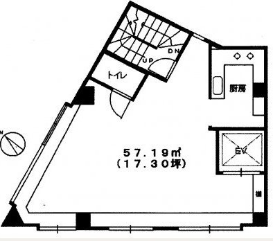 SP赤坂ビル2F 間取り図