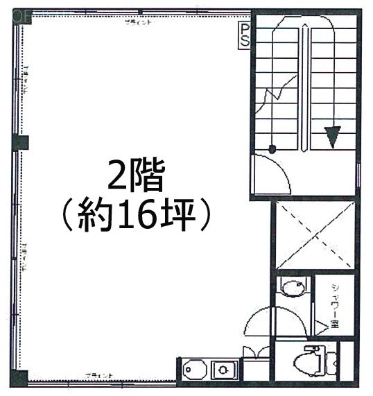 斉藤ビル2F 間取り図