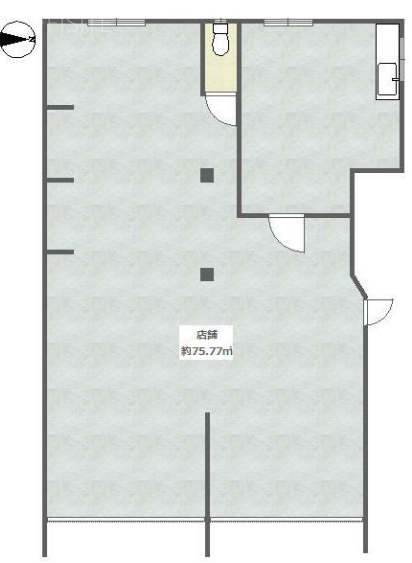 船橋1丁目店舗ビル1F 間取り図