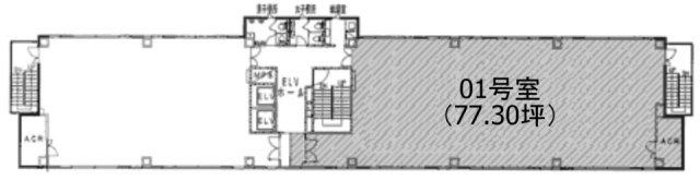 三石ヨコハマビル401 間取り図