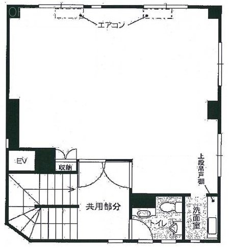 中江ビル2F 間取り図