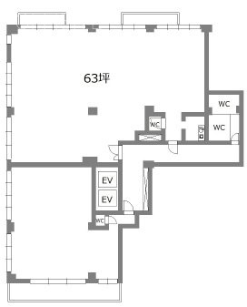 麻布パークサイドビル503 間取り図