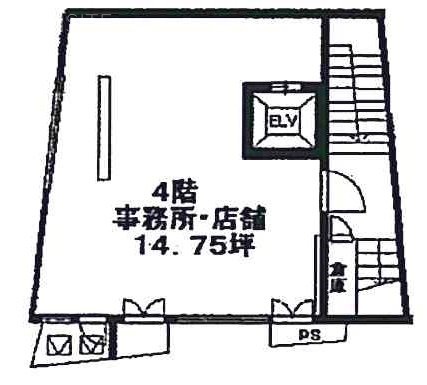 カドル麻布十番ビル4F 間取り図
