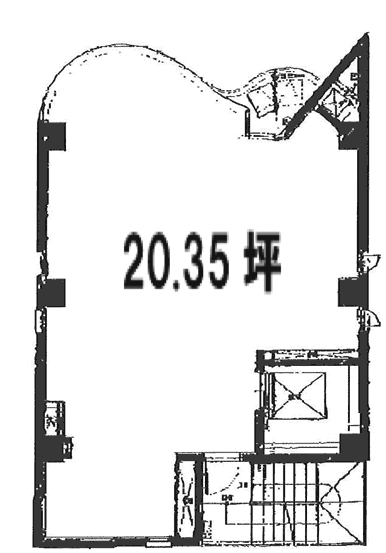 ブライトエリート大芝ビル7F 間取り図