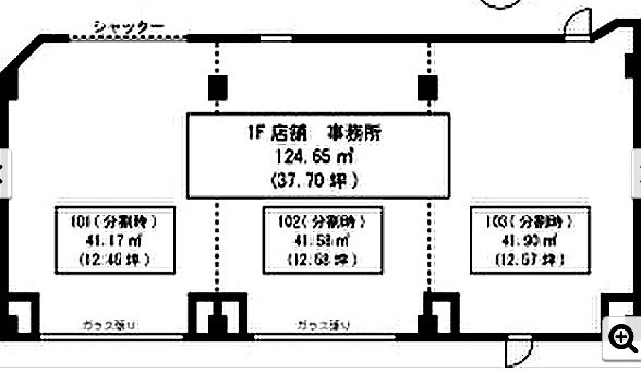 グリーンハイム広瀬101～103 間取り図