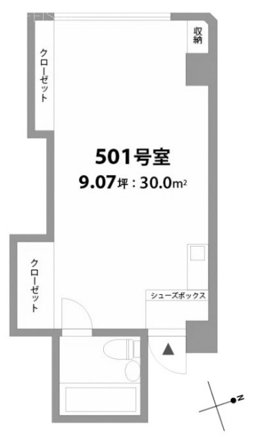 ニュー東和ビル501 間取り図