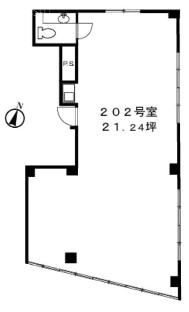 千石屋ビル202 間取り図