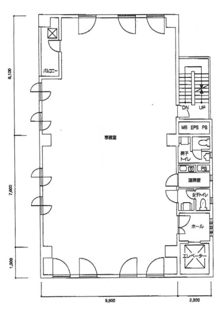 港南YKビル601 間取り図