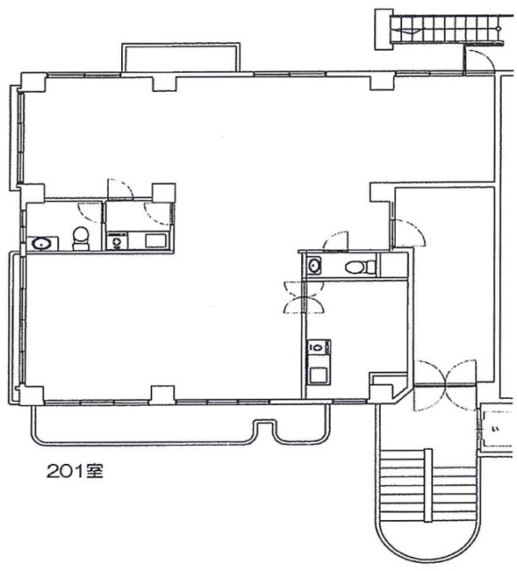 オークハウス201 間取り図