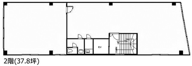 クレド高田馬場ビル2F 間取り図